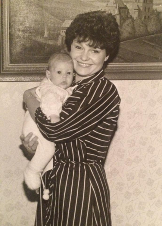 Malá Tereza Kerndlová s milovanou maminkou
