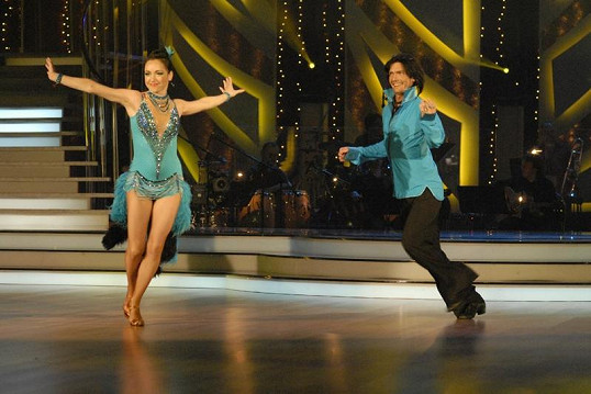 Tatiana Vilhelmová tančila s Petrem Čadkem.