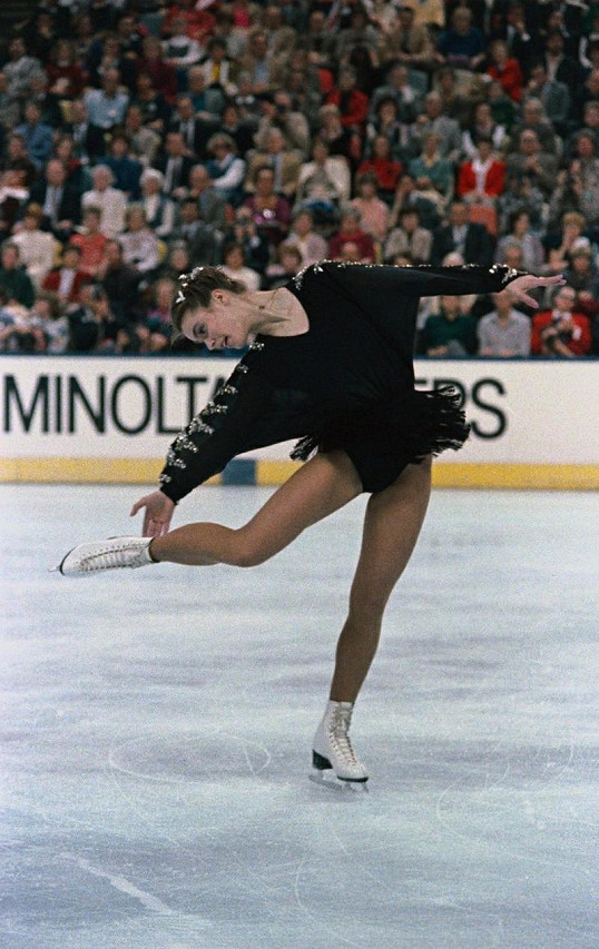 Katarina na Mistrovství světa v roce 1987 v Cincinnati.