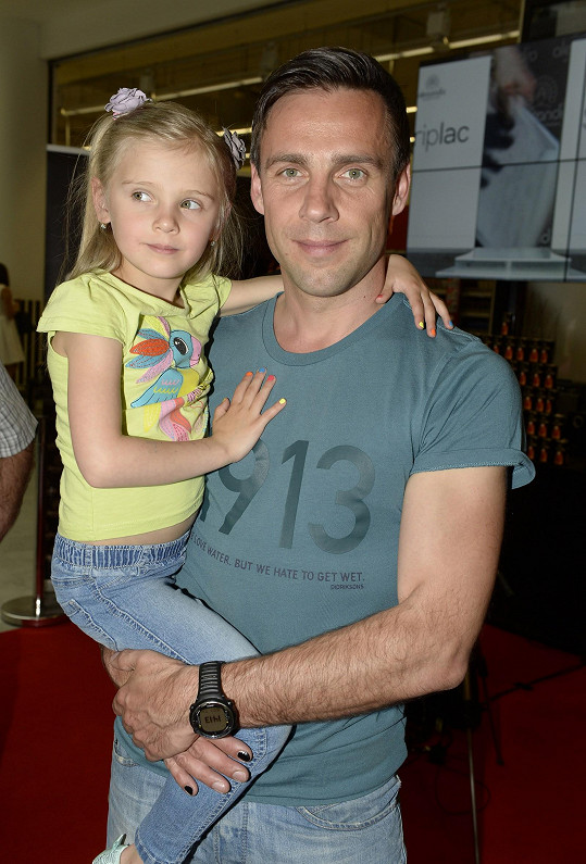 Roman Vojtek s dcerou Editou