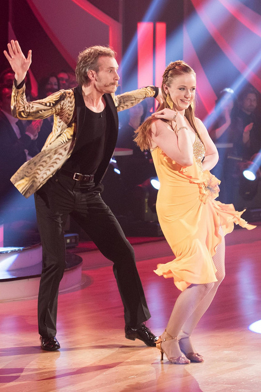 Marie Doležalová a Marek Zelinka tvoří hodně veselý taneční pár.