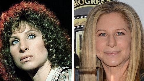 Barbra Streisand před 40 lety a dnes