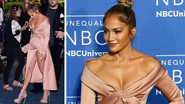 Obrovský rozparek Jennifer Lopez (47) na akci NBC v New Yorku