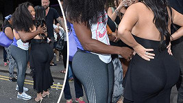 Serena Williams a Kim Kardashian v Londýně