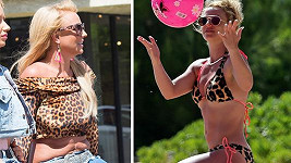 Britney před rokem a nyní...