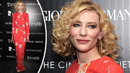Cate Blanchett byla ozdobou premiéry filmu Truth.