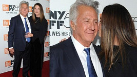 Dustin Hoffman a jeho žena Lisa na filmovém festivalu v New Yorku