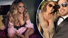 Mariah Carey se prsí ostošest.