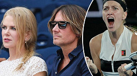 Nicole Kidman a Keith Urban sledovali cestu Petry Kvitové do finále Australian Open.