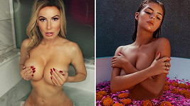 Modelky se rády vystavují nahé ve vaně....