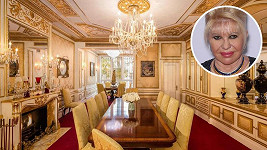 Ivana Trump si ve svém domě potrpěla na okázalost. 