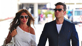 Robbie Williams se svou manželkou Aydou Fieldovou.