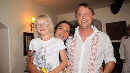 Mahulena Bočanová s manželem Viktorem Mrázem a dcerou Marinou