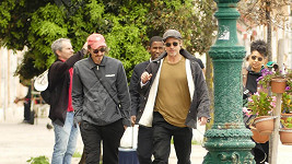 Brad Pitt se Saulem Fletcherem v Benátkách