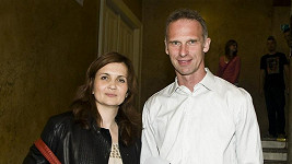 Dominik Hašek s manželkou Alenou, se kterou se rozvádí.