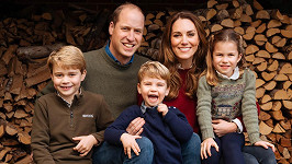 Kate a William se podělili o novou rodinnou fotografii. 