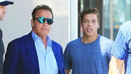 Arnold Schwarzenegger se synem