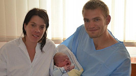 Ondřej Synek s manželkou Pavlou a synem Matyášem