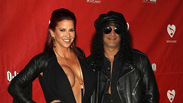 Slash se svou manželkou Perlou