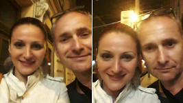 Kamila Suchánková a Richard Hes v době, kdy už byl choreograf nemocný.
