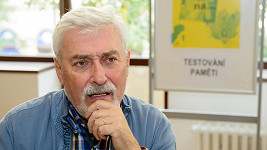 Jan Rosák během paměťového testu