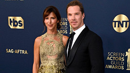 Benedict Cumberbatch s manželkou Sophie Hunter 