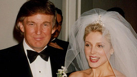 Donald Trump a Marla Maples v roce 1993