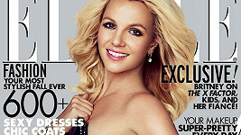 Britney Spears na titulní straně říjnového Elle.