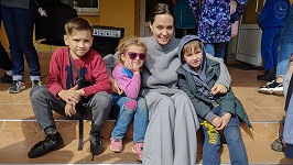Angelina Jolie zavítala do Lvova. 