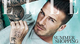 David Beckham na obálce britské Elle.