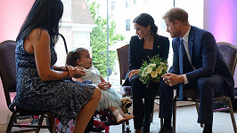 Princ Harry a vévodkyně Meghan navštívili vážně nemocné děti. 