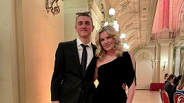 Leona Machálková se synem Arturem