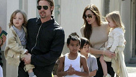 Brad Pitt se konečně mohl opět vidět s dětmi. Archivní foto