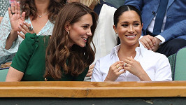 Vévodkyně Kate a Meghan na ženském finále Wimbledonu
