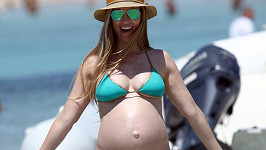 Manželka Nica Rosberga Vivian Sibold je v pokročilém stupni těhotenství.