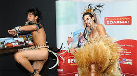 Tanečníci z Rapa Nui předváděli bojové tance