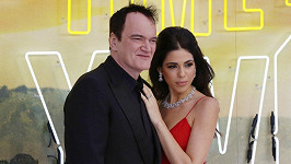 Quentin Tarantino s manželkou Daniellou Pick