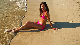 Tereza Budková si užívá na karibských plážích.