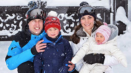 Willam s Kate dopřáli dětem dovolenou v Alpách.