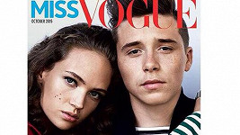 Brooklyn Beckham na říjnové obálce teenagerské verze magazínu Vogue.