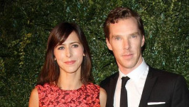 Benedict Cumberbatch s těhotnou manželkou Sophií Hunter