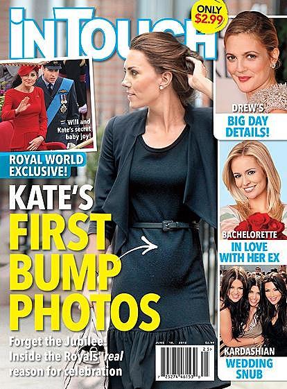 Kate Middleton je podle amerického časopisu těhotná. 