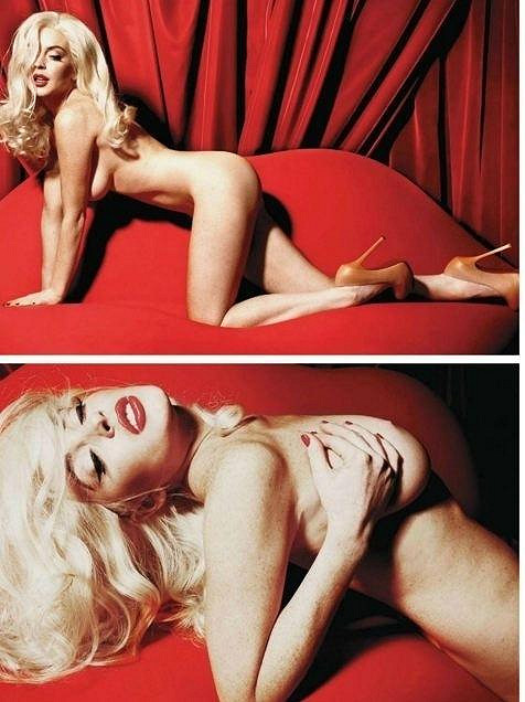 Lindsay Lohan se během focení pro Playboy pořádně odvázala.