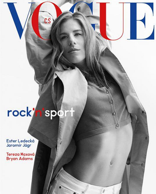 Snowboardistka a alpská lyžařka se dostala na obálku české mutace módní bible Vogue.