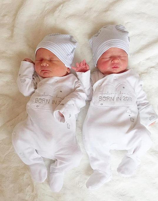 Mladší sestře blogerky se narodila dvojčata Markus a Matias.
