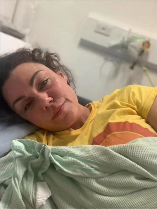 Michelle Heaton šokovala snímky z nemocnice. 