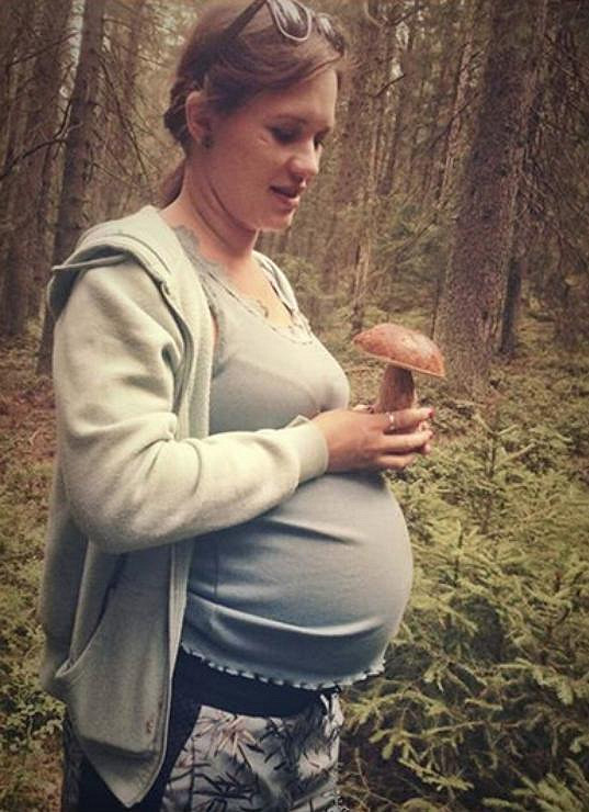 Těhotenství si prý užívala. 