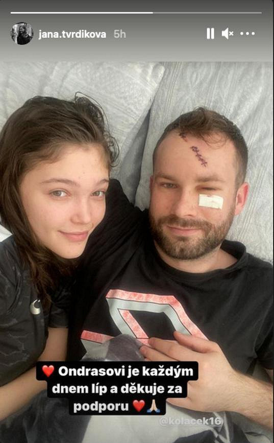 Jana Tvrdíková zveřejnila aktuální snímek s partnerem Ondřejem Kolářem. 
