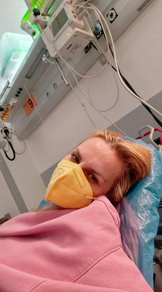 Iva Pazderková den po narozeninách musela na nemocniční lůžko.