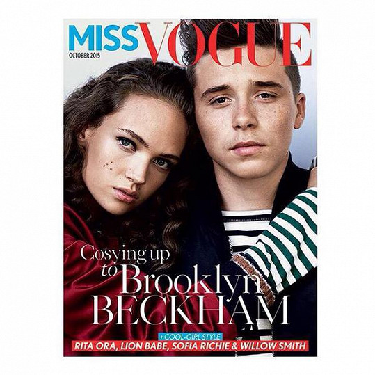 Brooklyn Beckham na říjnové obálce teenagerské verze magazínu Vogue